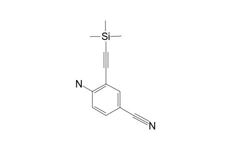 4-AMINO-3-(2-TRIMETHYLSILYLETHYNYL)-BENZENECARBONITRILE