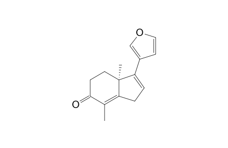 1-(3-Furyl)-4,7a-dimethyl-6,7-dihydro-3H-inden-5-one