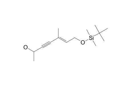 (5E)-7-[(TERT.-BUTYLDIMETHYLSILYL)-OXY]-5-METHYLHEPT-5-EN-3-YL-2-OL