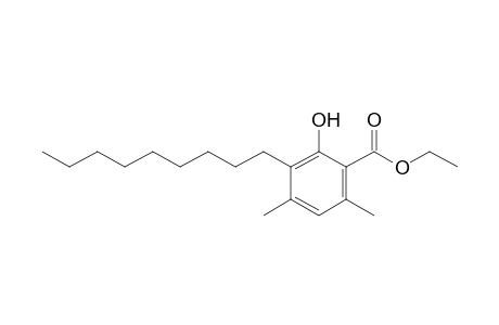 Ethyl 2-hydroxy-4,6-dimethyl-3-nonylbenzoate