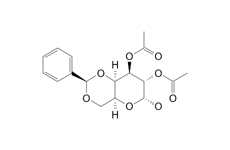 2,3-DI-O-ACETYL-4,6-O-BENZYLIDENE-ALPHA-D-GALACTOPYRANOSE