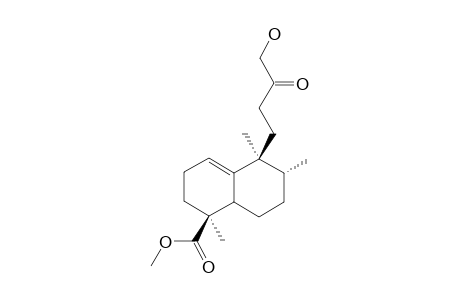 METHYL-14,15-DINOR-16-HYDROXY-13-OXO-1(10)-ENT-HALIMEN-18-OATE