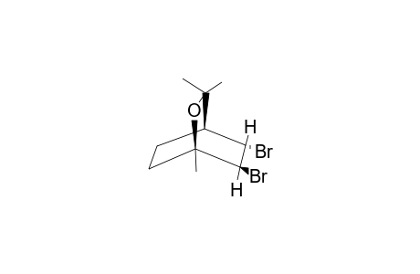 (1RS,4RS,5RS,6RS)-5,6-DIBROMO-1,3,3-TRIMETHYL-7-OXABICYCLO-[2.2.2]-OCTANE