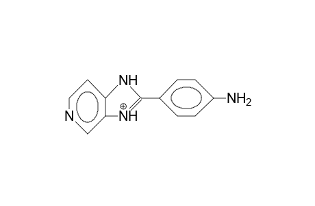 2-(4-Amino-phenyl)-1H-imidazo(4,5-C)pyridinium cation