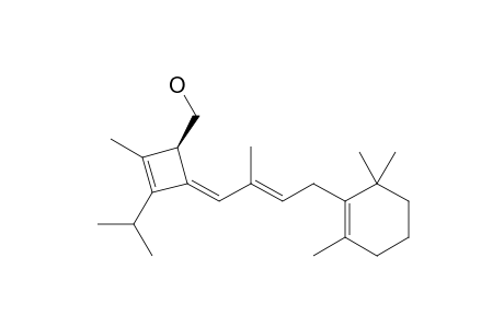 (3E)-1-METHYL-4-HYDROXYMETHYL-3-[(2E)-2-METHYL-4-(2,6,6-TRIMETHYLCYCLOHEX-1-EN-1-YL)-BUT-2-ENYLIDENE]-2-ISOPROPYLCYCLOBUT-1-ENE