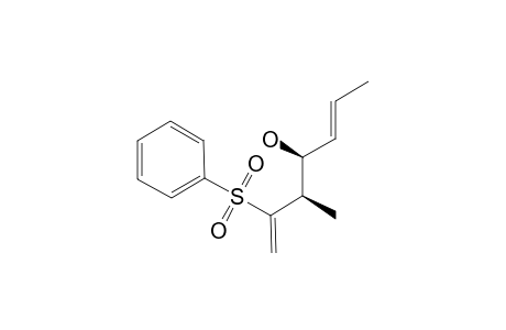 R*,R*-(E)-2-PHENYLSULFONYL-3-METHYLHEPTA-1,5-DIEN-4-OL