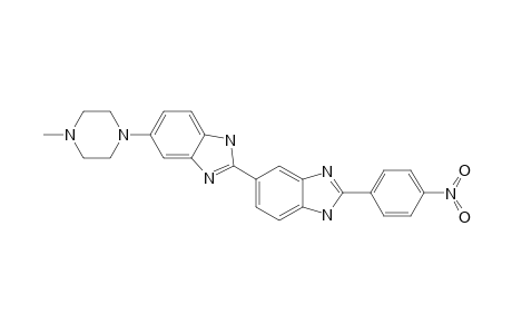 4-NITRO-1-[5'-[5''-(4'''-METHYLPIPERAZIN-1'''-YL)-BENZIMIDAZOL-2''-YL]-BENZIMIDAZOL-2'-YL]-BENZENE