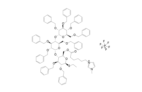 #13;[6-[2,3,4,6-TETRA-O-BENZYL-ALPHA-D-GLUCOPYRANOSYL-(1->4)-2,3,6-TRI-O-2,3-DI-O-BENZYL-ALPHA-D-GLUCOPYRANOSYL-(1->4)-1-ETHYLTHIO-BETA-D-GLUCOPYRANOS-6-YL]-6-