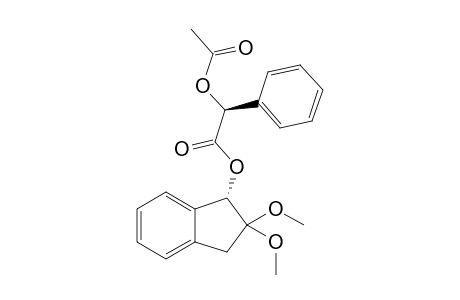 (S,S)-2',2'-Dimethoxy-1'-indanyl 2-acetyl-2-phenylacetate