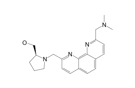 (S)-1[(9-[(N,N-DIMETHYLAMINO)-METHYL]-1,10-PHENANTHROLIN-2-YL)-METHYL]-2-PYRROLIDINEMETHANOL