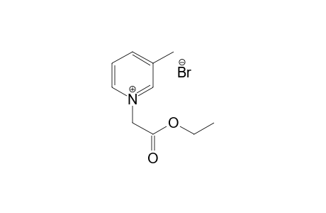 1-(carboxymethyl)-3-methylpyridinium bromide, ethyl ester