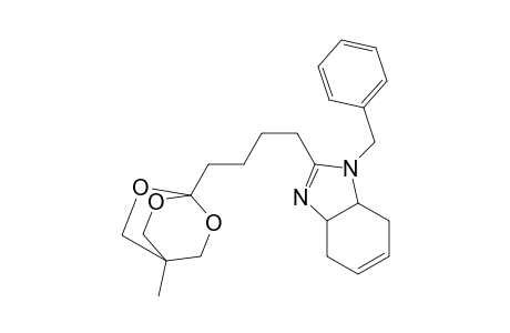 1H-Benzimidazole, 3a,4,7,7a-tetrahydro-2-[4-(4-methyl-2,6,7-trioxabicyclo[2.2.2]oct-1-yl)butyl]-1-(phenylmethyl)-, cis-