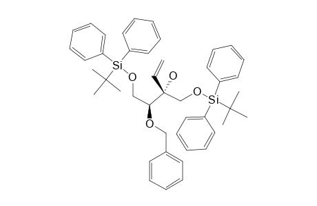 (2R,3S)-1,4-DI-O-TERT.-BUTYLDIPHENYLSILYL-3-O-BENZYL-2-VINYLBUTANE-1,2,3,4-TETRAOL