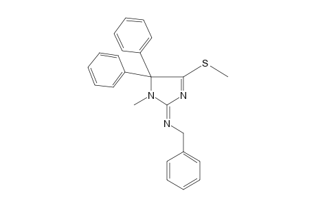 2-(BENZYLIMINO)-5,5-DIPHENYL-1-METHYL-4-(METHYLTHIO)-3-IMIDAZOLINE