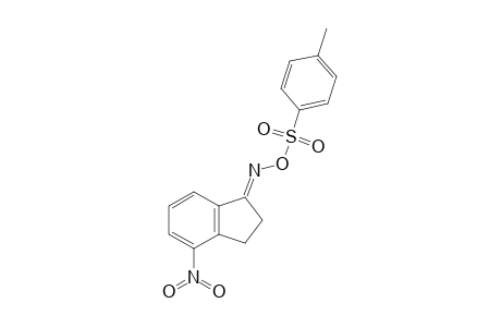 trans-4-Nitro-O-(p-toluenesulfonyl)indan-1-one oxime