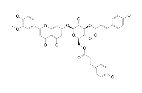 CHRYSOERIOL-7-O-(3'',6''-DI-O-E-PARA-COUMAROYL)-BETA-D-GLUCOPYRANOSIDE