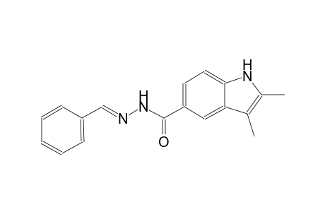 2,3-dimethyl-N'-[(E)-phenylmethylidene]-1H-indole-5-carbohydrazide