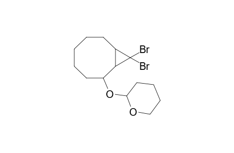 9,9-Dibromo-2-(2-tetrahydropyranyloxy)bicyclo[6.1.0]nonane