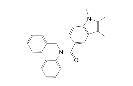 N-benzyl-1,2,3-trimethyl-N-phenyl-1H-indole-5-carboxamide