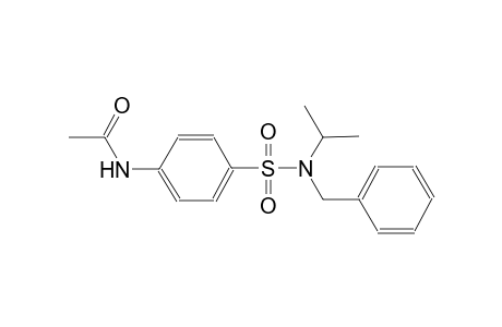 N-(4-{[benzyl(isopropyl)amino]sulfonyl}phenyl)acetamide