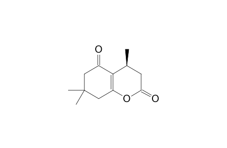 4,7,7-TRIMETHYL-3,4,5,6,7,8-HEXAHYDROBENZOPYRANE-2(H),5-DIONE