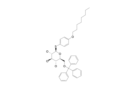 PARA-OCTYLOXYPHENYL-6-O-TRITYL-1-THIO-BETA-D-GLUCOPYRANOSIDE