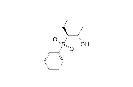 (2S,3S)-3-(benzenesulfonyl)-5-hexen-2-ol