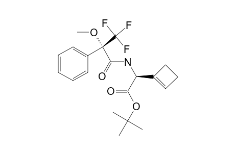 (S)-2-AMINO-1-CYCLOBUTENE-1-ACETIC-ACID-N-(R)-(2-METHOXY-2-TRIFLUOROMETHYLPHENYLACETYL)-TERT.-BUTYLESTER;(R)-MPTA-L-1-CBG-O-TERT.-BUTYL