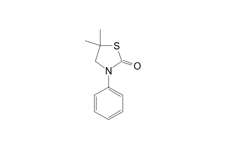 5,5-DIMETHYL-3-PHENYL-1,3-THIAZOLIDIN-2-ONE