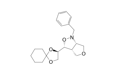 [3S,3AS,6AR(R)]-3-(1,4-DIOXASPIRO-[4.5]-DEC-2-YL)-TETRAHYDRO-1-(PHENYLMETHYL)-1H-FURO-[3,4-C]-ISOXAZOLE