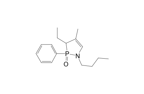 1H-1,2-Azaphosphole, 1-butyl-3-ethyl-2,3-dihydro-4-methyl-2-phenyl-, 2-oxide