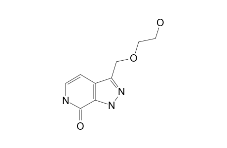 1,6-DIHYDRO-3-(2-HYDROXY-ETHOXY)-METHYL-7H-PYRAZOLO-[3,4-C]-PYRIDIN-7-ONE