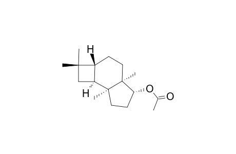 (1S,2S,5R,8R,9R)-1,4,4,8-TETRAMETHYLTRICYCLO-[6.3.0.0(2,5)]-UNDECAN-9-ALPHA-YL-ACETATE