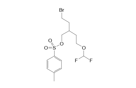 4-Bromo-2-(2-(difluoromethoxy)ethyl)butyl 4-methylbenzenesulfonate