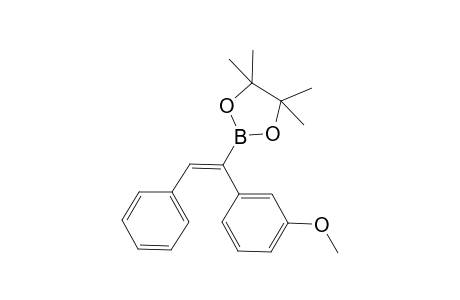 (Z)-2-(1-(3-methoxyphenyl)-2-phenylvinyl)-4,4,5,5-tetramethyl-1,3,2-dioxaborolane