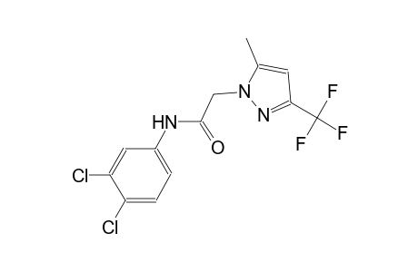 N-(3,4-dichlorophenyl)-2-[5-methyl-3-(trifluoromethyl)-1H-pyrazol-1-yl]acetamide