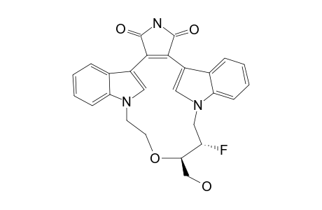 #3;(18R,19S)-19-FLUORO-18-(HYDROXYMETHYL)-17-OXA-4,14,21-TRIAZAHEXACYCLO-[19.6.1.1(7,14).0(2,6).0(8,13).0(22,27)]-NONACOSA-1(28),2(6),7(29),8,10,12,22(27),23,2