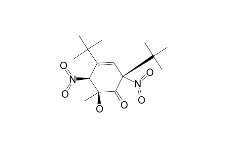 2,4-DI-TERT.-BUTYL-T-6-HYDROXY-6-METHYL-R-2,T-5-DINITROCYCLOHEX-3-ENONE