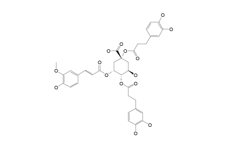 FERULOYLPODOSPERMIC_ACID_B;3-O-FERULOYL-1,4-DI-O-DIHYDROCAFFEOYLQUINIC_ACID