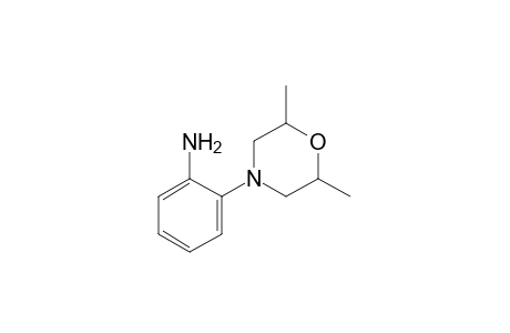 4-(o-aminophenyl)-2,6-dimethylmorpholine