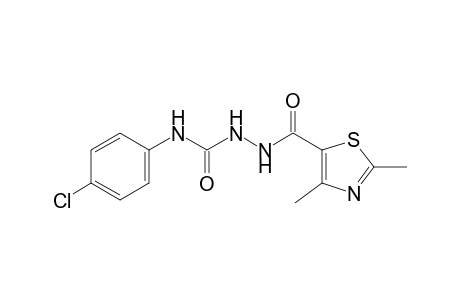 4-(p-chlorophenyl)-1-[(2,4-dimethyl-5-thiazolyl)carbonyl]semicarbazide