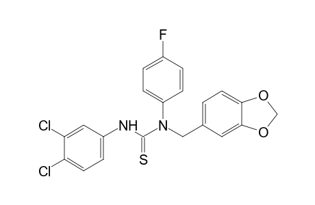 3',4'-dichloro-4-fluoro-N-piperonylthiocarbanilide