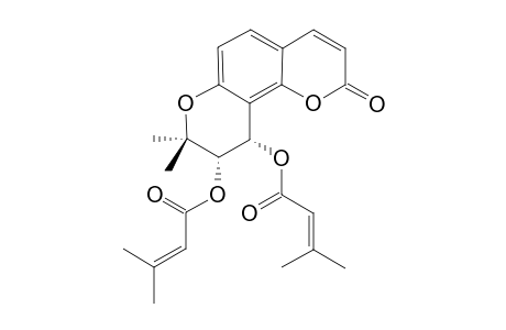 3'S,4'S-DISENECIOYLOXY-3',4'-DIHYDROSESELIN