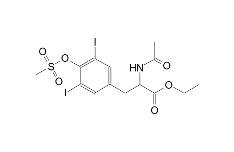 ethyl 2-(acetylamino)-3-{3,5-diiodo-4-[(methylsulfonyl)oxy]phenyl}propanoate