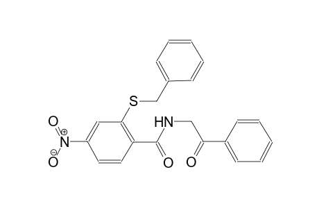 2-Benzylsulfanyl-4-nitro-N-(2-oxo-2-phenyl-ethyl)-benzamide