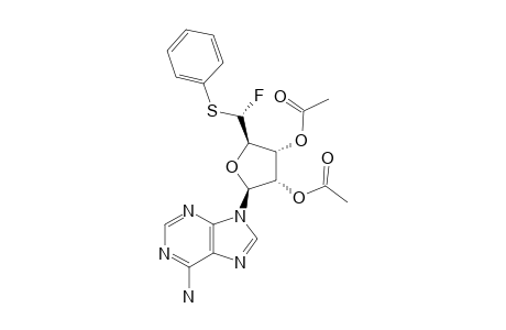 2',3'-DI-O-ACETYL-5'-S-FLUORO-5'-S-PHENYL-5'-THIOADENOSINE