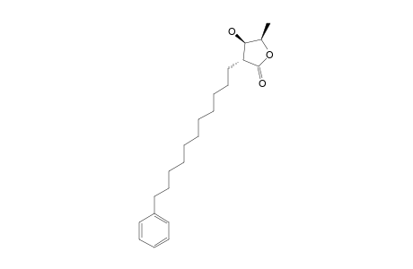 (2S,3S,4S)-2-(9'-PHENYL-N-UNDECYL)-3-HYDROXY-4-METHYL-BUTANOLIDE