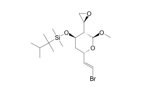 (2S,3S,4R,6S)-6-[(E)-2-BROMOVINYL]-2-METHOXY-3-[(S)-OXIRAN-2-YL]-4-[DIMETHYL-(1,1,2-TRIMETHYLPROPYL)-SILOXY]-3,4,5,6-TETRAHYDRO-2H-PYRAN