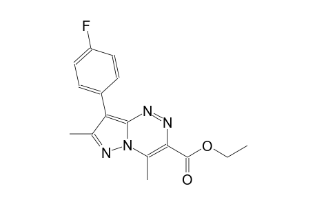 ethyl 8-(4-fluorophenyl)-4,7-dimethylpyrazolo[5,1-c][1,2,4]triazine-3-carboxylate