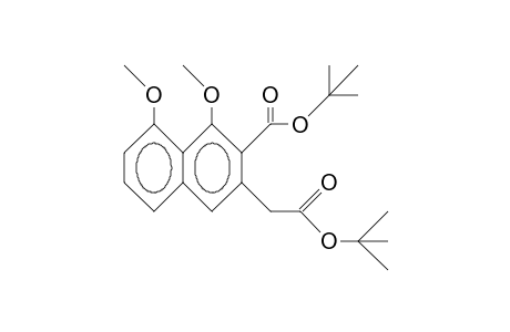 1,8-Dimethoxy-2-tert-butyloxycarbonyl-naphthalene 3-carboxylic acid, tert-butyl ester